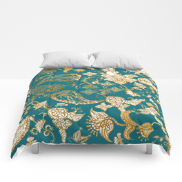 golden-indian-henna-in-green-comforters